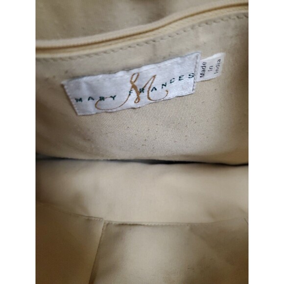 Mary Frances Multi Stone Beaded Leather Snake Purse Shoulder Bag Vintage - Picture 4 of 9